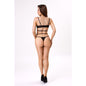 LIVCO CORSETTI FASHION - NERINA 20240 SUJETADOR + TANGA NEGRO L/XL