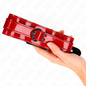 KINK - COLLARE REGOLABILE ROSSO VINO 37,5-49,5 CM X 5 CM