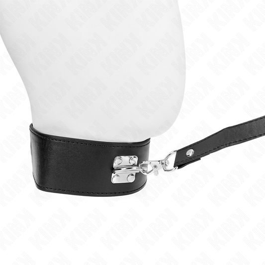 KINK - COLLARE CON GUINZAGLIO 116 CM MODELLO 2 REGOLABILE 36-43 CM X 5 CM