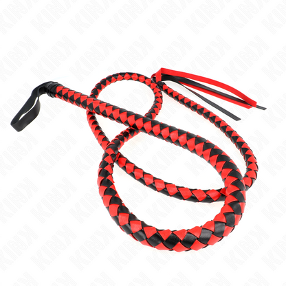 KINK - FRUSTA LUNGA ROSSA A SERPENTE 210 CM