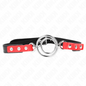 KINK - BAVAGLIO MULTI-O-RING 4 / 4,8 CM ROSSO REGOLABILE 38 X 56 CM