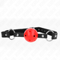 KINK - BALL GAG 4,5 CM ROSSO RIGIDO CAVO MODELLO 1 63,5 X 2 CM
