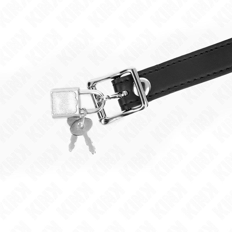 KINK - BALL GAG IN SILICONE DA 4 CM CON LUCCHETTO 60 x 2 CM
