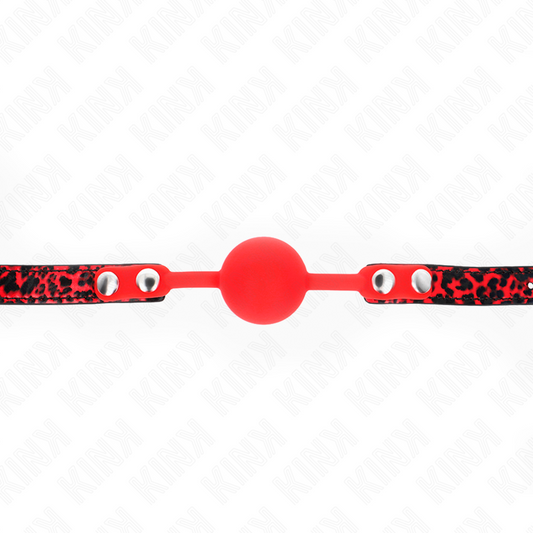 KINK - BALL GAG IN SILICONE DA 4 CM MODELLO 2 60 x 2 CM