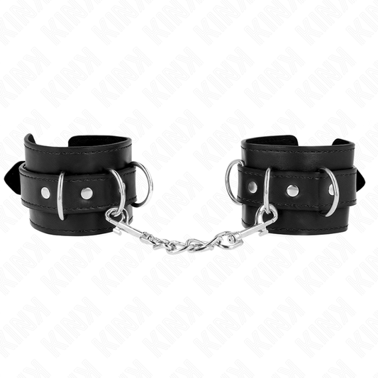 KINK - SUPPORTO PER POLSO CON 3 ANELLI A D REGOLABILI NERO 17,5-25 CM X 6 CM