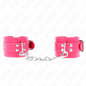 KINK - BRACCIALETTI FUCSIA CON DETTAGLI FUCSIA REGOLABILI 20-28 CM X 5,5 CM