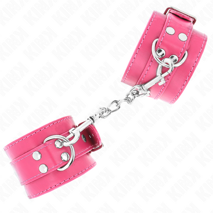 KINK - BRACCIALETTI FUCSIA CON DETTAGLI FUCSIA REGOLABILI 20-28 CM X 5,5 CM