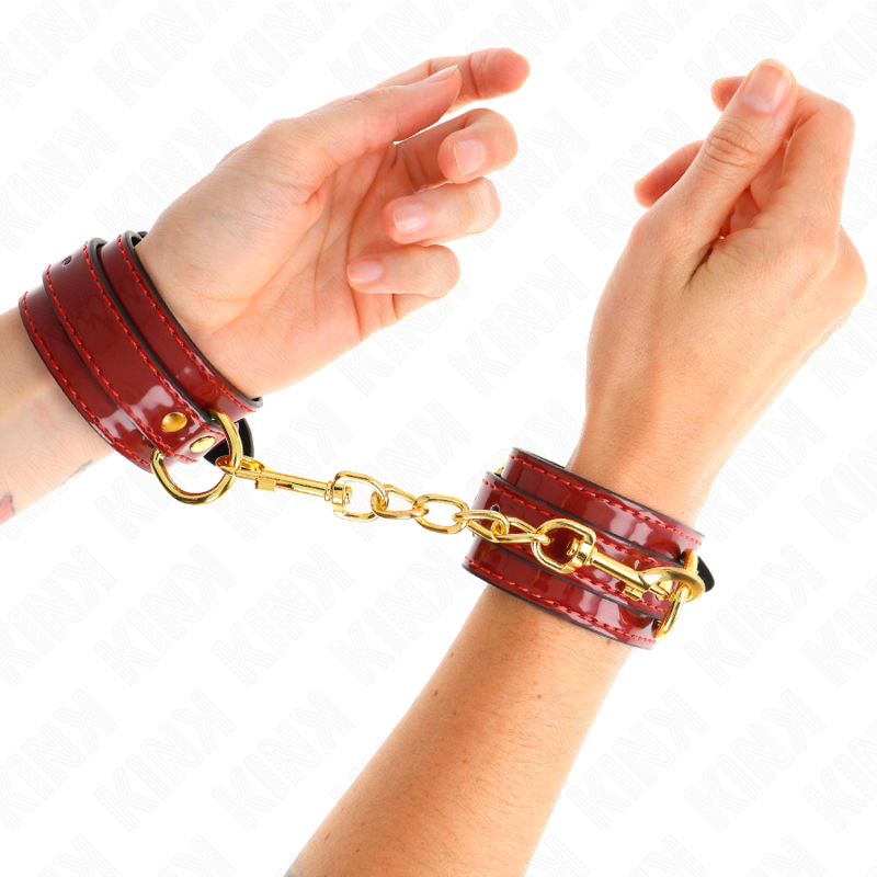 KINK - JOANNA ANGEL ROSSI BRACCIALETTI REGOLABILI CON CATENA ORO 16,5-26 CM X 4 CM