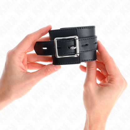 KINK - CINTURINI NERI CON CINTURINO NERO REGOLABILE 17-28 CM X 6 CM