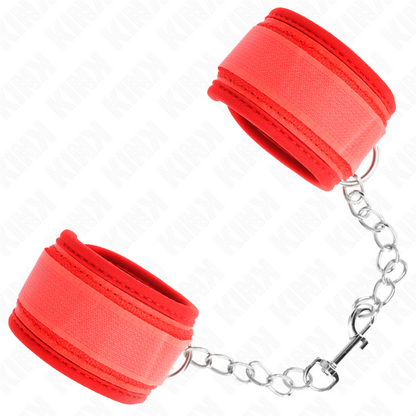 KINK - BRACCIALETTI IN NEOPRENE ROSSI 42 X 5 CM