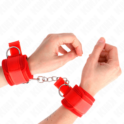 KINK - BRACCIALETTI IN NEOPRENE ROSSI 42 X 5 CM