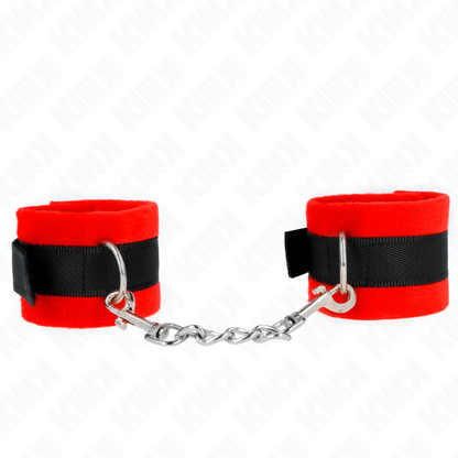 KINK - FASCE DA POLSO PER PRINCIPIANTI NERO-ROSSO 30 X 7 CM