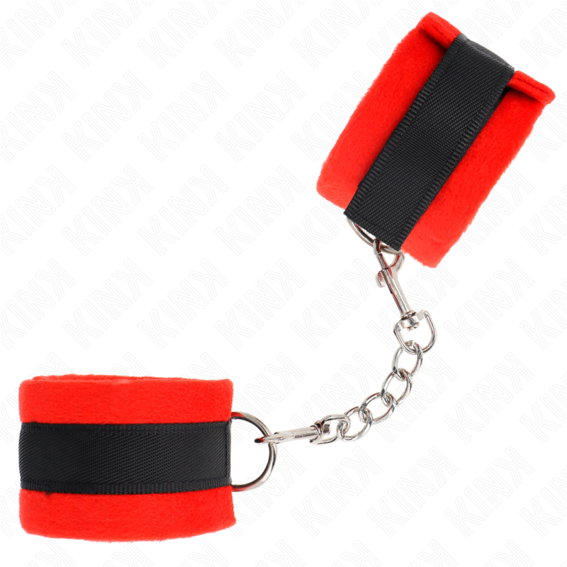 KINK - FASCE DA POLSO PER PRINCIPIANTI NERO-ROSSO 30 X 7 CM