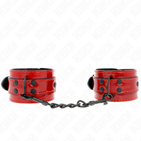 KINK - BRACCIALETTI ROSSO SCURO 23 X 5 CM