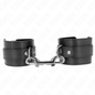 KINK - POLSIERE SEMPLICI CON FILA DI RIVETTI E FIBBIA GRANDE NERA REGOLABILE 17-28 CM X 5 CM