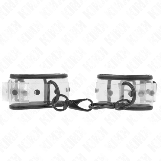 KINK - BRACCIALETTI TRASPARENTI REGOLABILI 18-30 CM X 5,5 CM