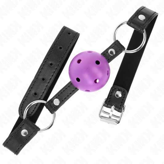 KINK - BALL GAG 4,5 CM VIOLA RIGIDA CAVO 63,5 X 2 CM
