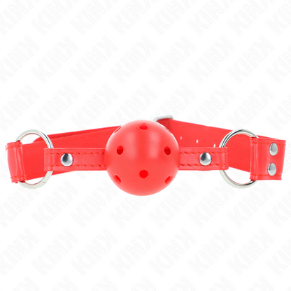 KINK - BALLA RIGIDA ROSSA CAVO DA 4,5 CM COMPLETA 62 x 2 CM