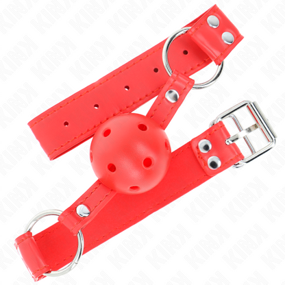 KINK - BALLA RIGIDA ROSSA CAVO DA 4,5 CM COMPLETA 62 x 2 CM