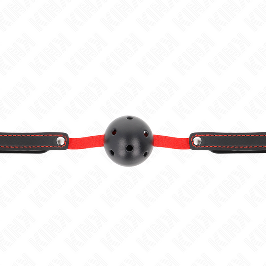 KINK - BAVAGLIO A PALLA CAVA RIGIDA DA 4,5 CM CON CINTURA ELASTICA 56 x 1,5 CM