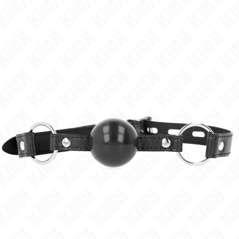 KINK - BALL GAG 4 CM NERO TPE 60 x 2 CM