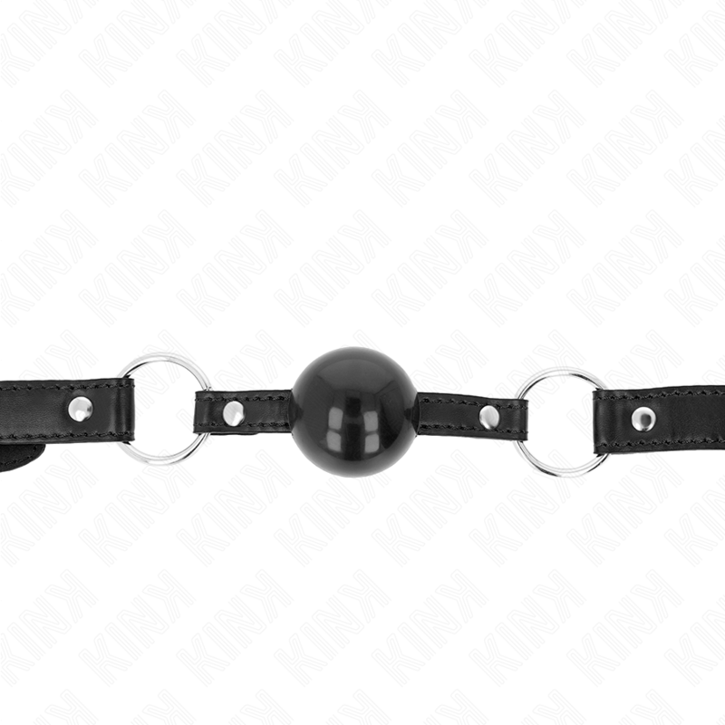 KINK - BALL GAG 4 CM NERO TPE 60 x 2 CM