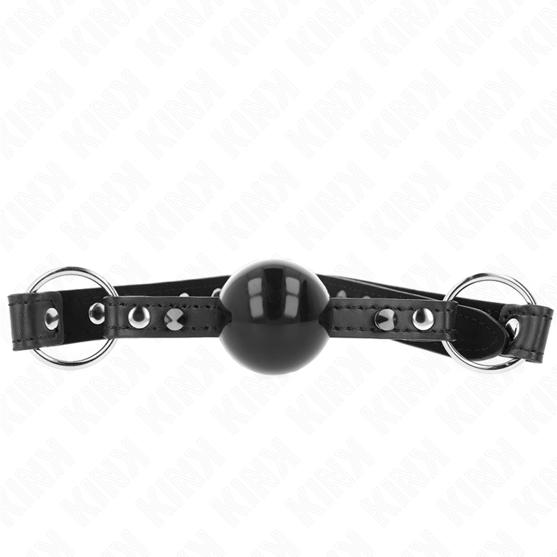 KINK - BALL GAG DA 4 CM CON RIVETTO A SPILLA E CHIUSURA A SCATTO 65 x 2 CM