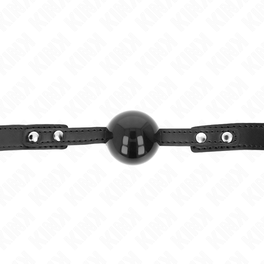 KINK - BALL GAG 4 CM IN TPE MORBIDO MODELLO 3 60 x 2 CM REGOLABILE 37-52 CM