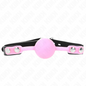 KINK - BALL GAG IN SILICONE LUMINOSO DA 4 CM 60 x 2 CM