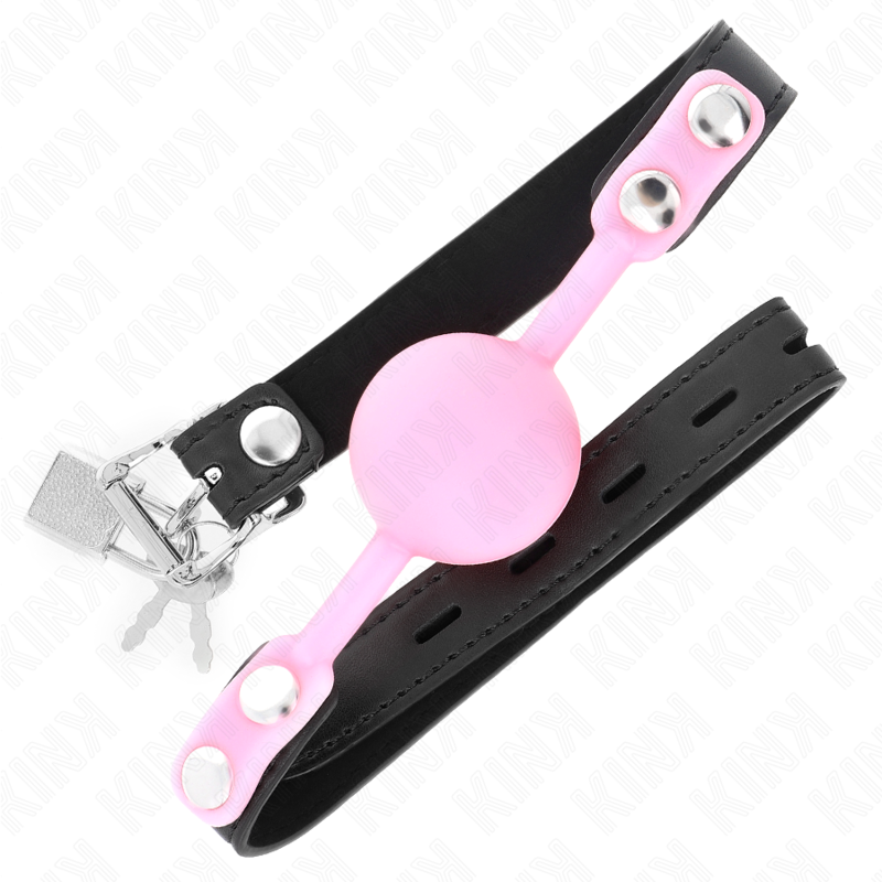 KINK - BALL GAG IN SILICONE LUMINOSO DA 4 CM 60 x 2 CM