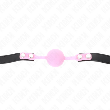 KINK - BALL GAG IN SILICONE LUMINOSO DA 4 CM 60 x 2 CM