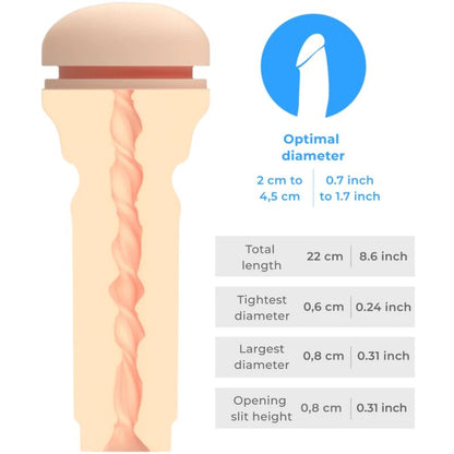 KIIROO - FEEL STROKER MASTURBATORE POSTERIORE NATURALE EXTRA STRETTO