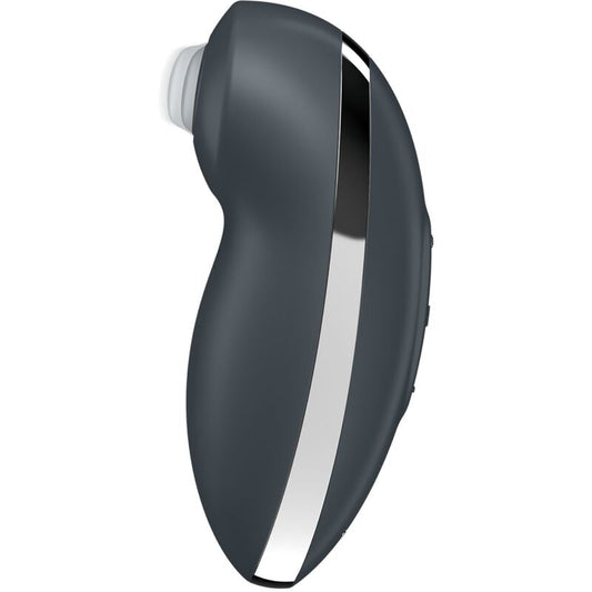 SATISFYER - TAP &amp; CLIMAX 2 VIBRATORE E STIMOLATORE GRIGIO