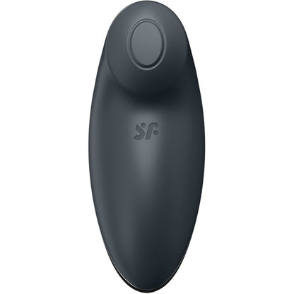 SATISFYER - TAP &amp; CLIMAX 2 VIBRATORE E STIMOLATORE GRIGIO