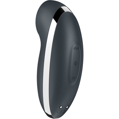 SATISFYER - TAP &amp; CLIMAX 2 VIBRATORE E STIMOLATORE GRIGIO