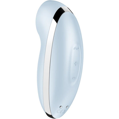 SATISFYER - TAP &amp; CLIMAX 2 VIBRATORE E STIMOLATORE BLU