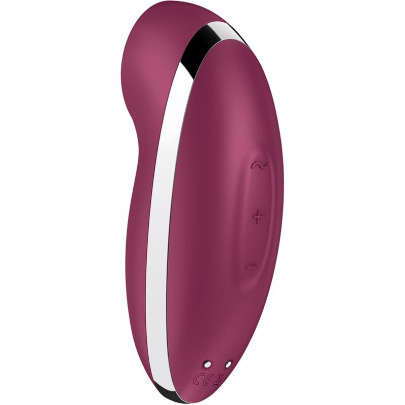 SATISFYER - TAP &amp; CLIMAX 2 VIBRATORE E STIMOLATORE ROSSO