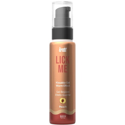 INTT - GEL COMMESTIBILI LICK ME AL GUSTO DI PESCA EFFETTO RISCALDANTE