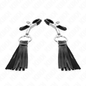 KINK - MORSETTI PER CAPEZZOLI CON NAPPINE IN SIMILPELLE DA 6 CM
