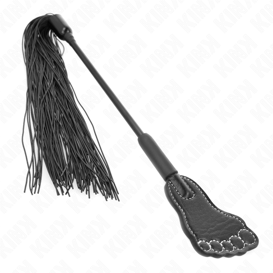KINK - PAGAIA A FORMA DI PIEDE CON FRUSTA CON NAPPA 31 CM