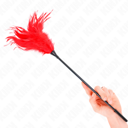 KINK - PIUME MULTIPLE TICKLE ROSSE 45 CM