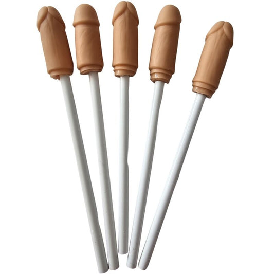 Spicy Devil - 5 matite con punta di pene naturale