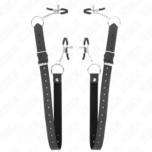 KINK - MORSETTI PER CLITORIDE 4 GANCI REGOLABILI 34-48 CM