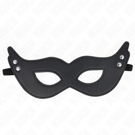 KINK - MASCHERINA IN SIMILPELLE CON RIVETTI MODELLO 1 26 x 8 CM