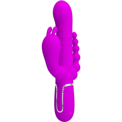 PRETTY LOVE - CAMMY VIBRATORE TRIPLO MULTIFUNZIONALE 4 IN 1 ROSA