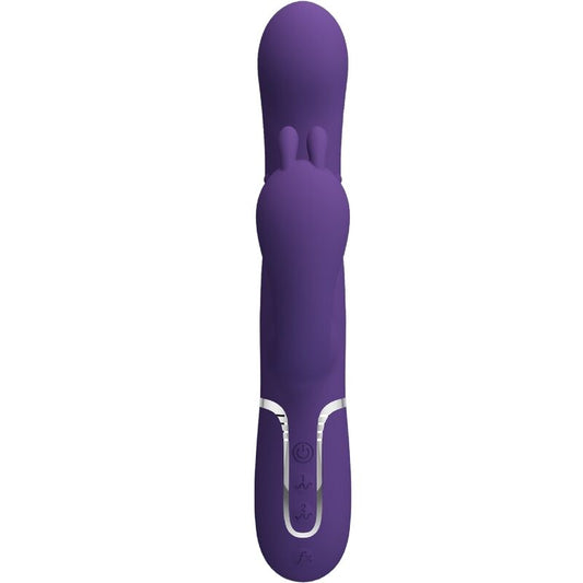PRETTY LOVE - CAMMY VIBRATORE TRIPLO MULTIFUNZIONALE 4 IN 1 VIOLA