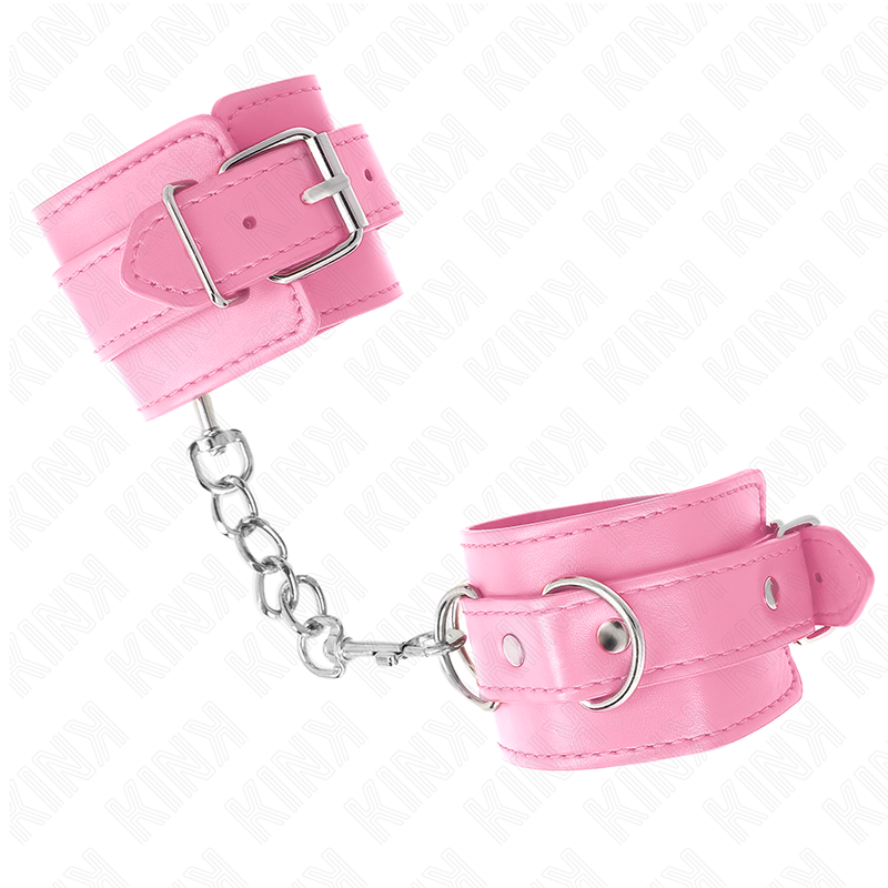 KINK - BRACCIALETTI REGOLABILI SEMPLICI ROSA 20-23 CM X 5,5 CM