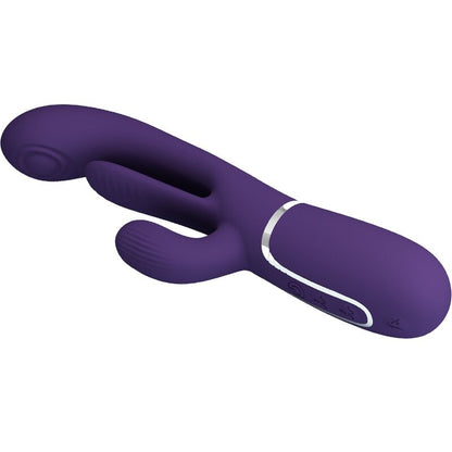 PRETTY LOVE - SHANIA VIBRATORE CONIGLIO MULTIFUNZIONE TRIPLO VIOLA