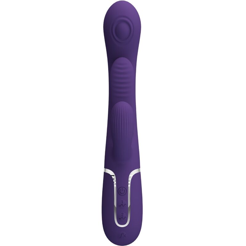 PRETTY LOVE - SHANIA VIBRATORE CONIGLIO MULTIFUNZIONE TRIPLO VIOLA