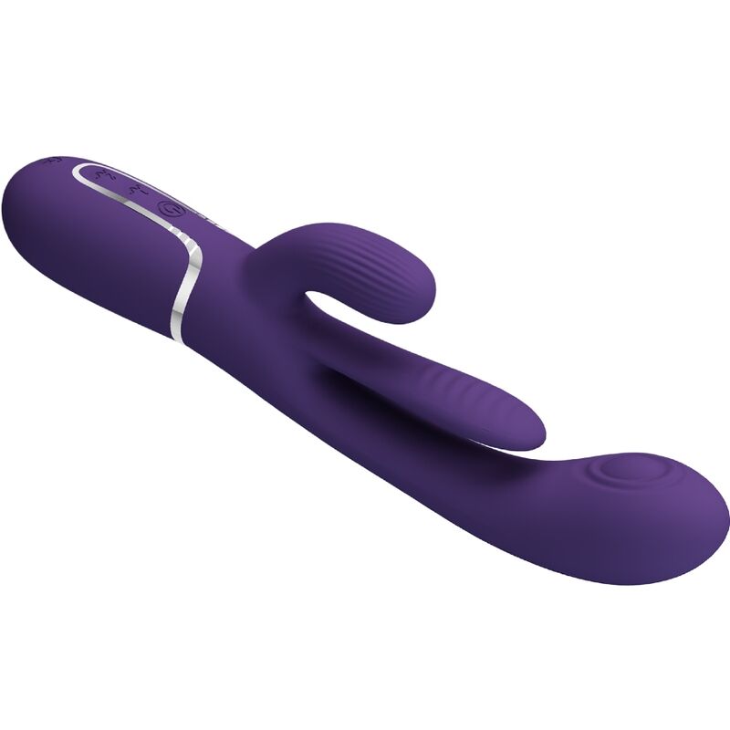 PRETTY LOVE - SHANIA VIBRATORE CONIGLIO MULTIFUNZIONE TRIPLO VIOLA
